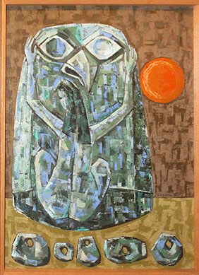 My friend the Hawk Adz in Ceremony - Sydney K Eaton