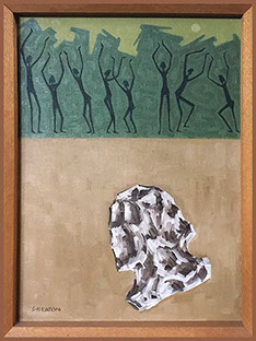 Sydney K Eaton Painting "first Ax"