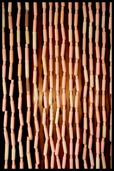 Sydney K Eaton Sculpture - tampon curtain